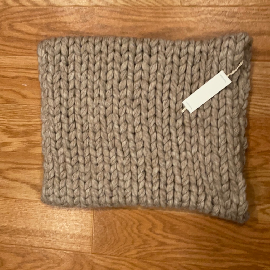J Brand Chunky Hazelnut One Size Neck Warmer